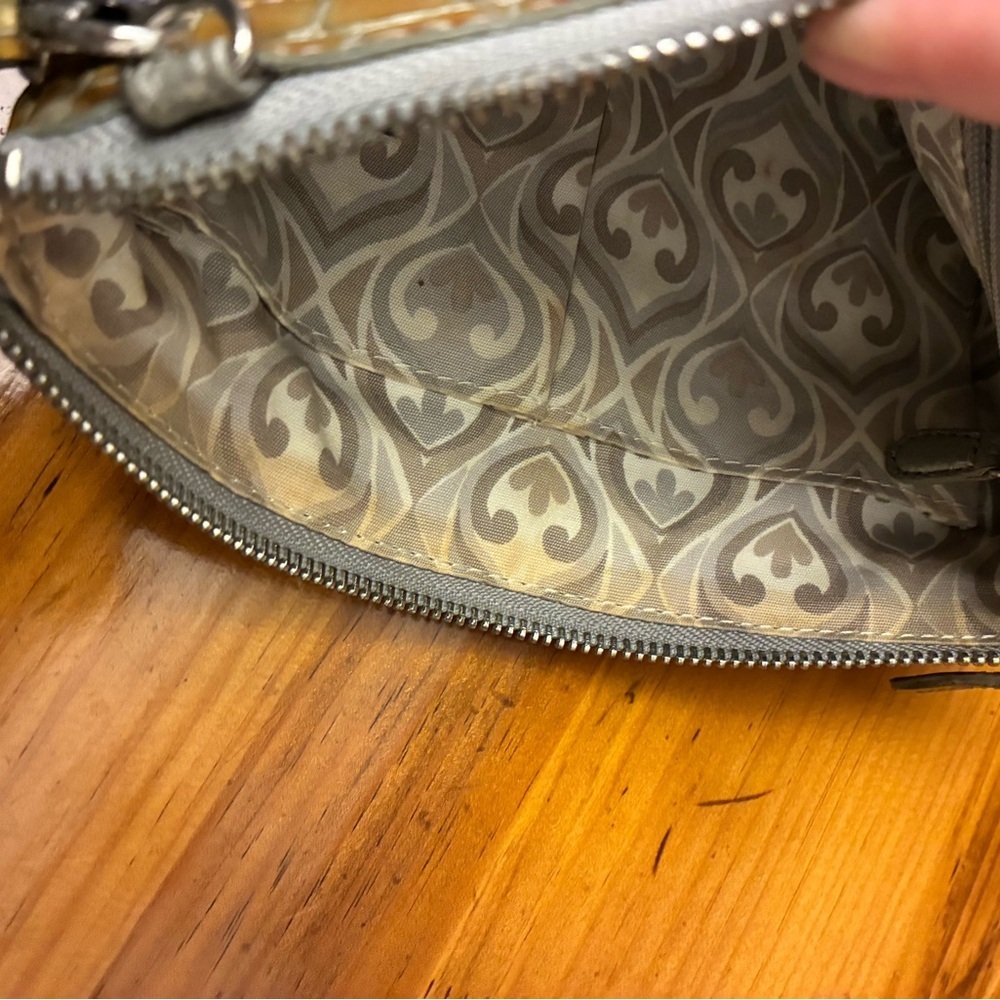 Brighton Silver and Gold Crossbody Bag Good Pre Owned Condition - Picture 13 of 13